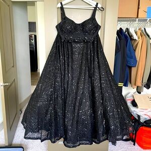 Beautiful Black Lengha